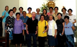 Lay Affiliates of the Good Shepherd with Sr. Marion, Sr. James and SVD priest
